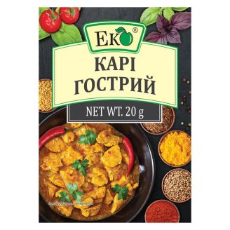 Приправа Каррі гострий 20г Еко