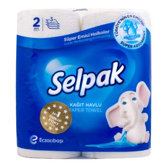 Рушник паперовий SELPAK 2шт 3шар