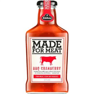 Соус MADE FOR MEAT Журавлина Барбекю 375 мл Kuhne