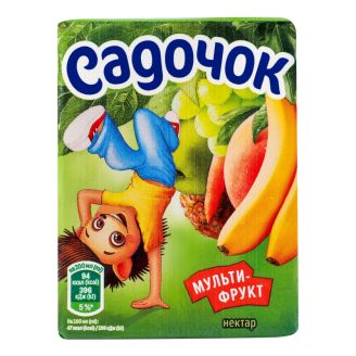 Нектар Мультифруктовий  0,2л Садочек