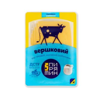 Сир  Вершковий 150г слайс 50% Пирятин