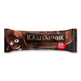 Морозиво "Каштанчик" шоколадний в конд.гл, 60г ТМ Хладик