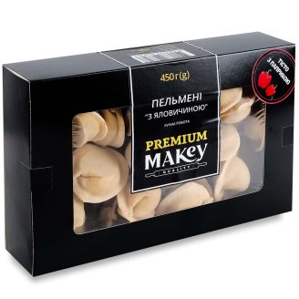 Пельмені  "Premium" з яловичиною  450г ТМ Макей
