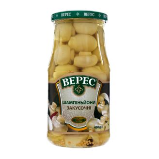 Гриби шамп. закусочні 460г Верес