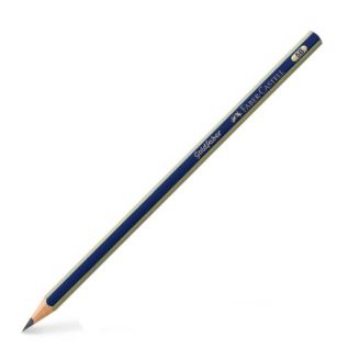 112505 Олівець 5В GOLDFABER синьо-золотий 009973