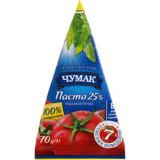 Томатна паста 70г Чумак
