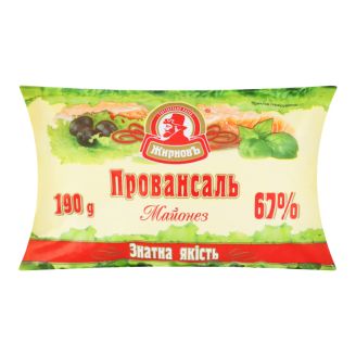 Майонез Провансаль 67% 190г п/е Жирновъ