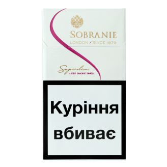 Сигарети Sobranie Superline White