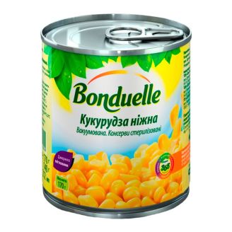 Кукурудза ніжна 170г (з/б) Bonduelle