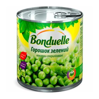 Горошок зелений 200г (з/б) Bonduelle