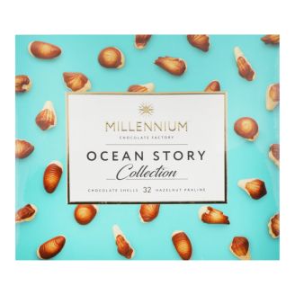 Цукерки  Ocean Story Collection горіхове пралине 340г Millenium
