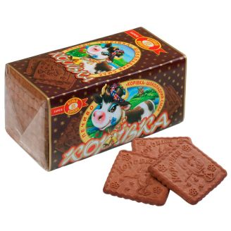 Печиво цукрове "Корівка" шоколад 180г ХБФ