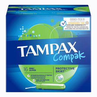 Тампони Tampax Compak super 3кр.16шт