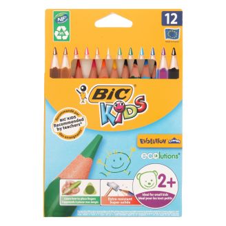 Олівці KIDS EVOLUTION тригран. уп.12шт (8612) 8297356