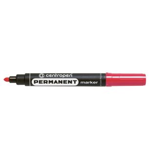 8566 Маркер Permanent круг. червон. 01847 Centropen 7515 