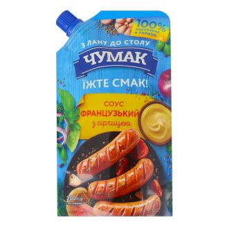 Соус Французький з гірчицею 200г Чумак