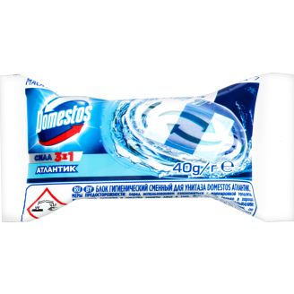 Туалетний блок для унітаза Domestos Атлантік 35г (запас)