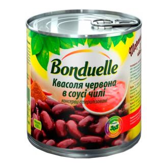 Квасоля червона в соусі Чилі 430г (з/б) Bonduelle