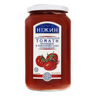 Томати консерв. в томатному соці 920г Ніжин
