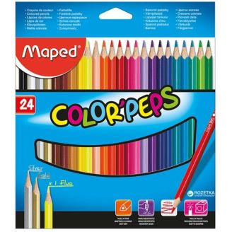 Олівці кольорові COLOR PEPS Classic, 24 кольорів MP.183224