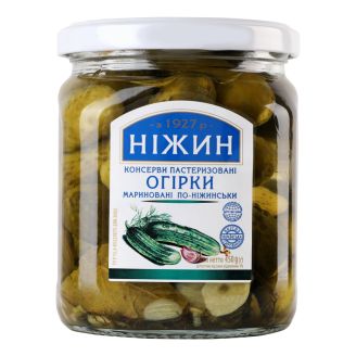 Огірки маринов. по-ніжинськи 0.45кг Ніжин