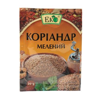 Коріандр мелений 20г Еко