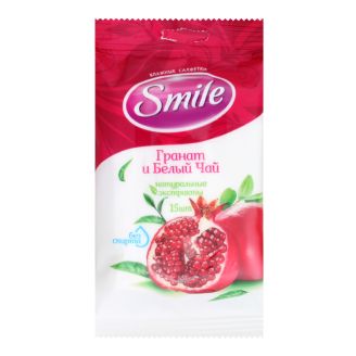 Вологі серветки SMILE Дейлі Фрукти mix 15шт
