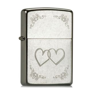 Запальничка Zippo 24016 Heart To Heart Street Chrome