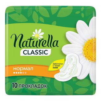 Прокладки Naturella Classic Normal д/крит днів 4кр. 10шт