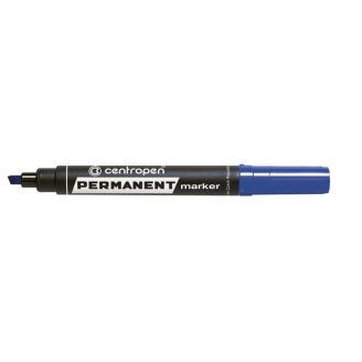8576 Маркер Permanent, клин, синій 01851 Centropen