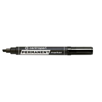 8576 Маркер Permanent, клин, чорний 01852 Centropen