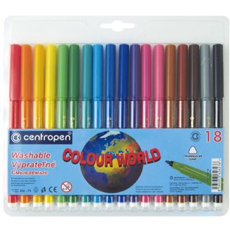 Фломастери 7550/18 ТП 18шт 08227 Centropen
