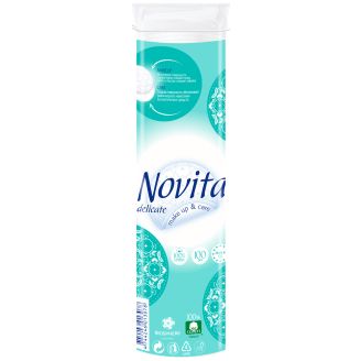 Novita Delicate Диски ватні косметичні 100 шт