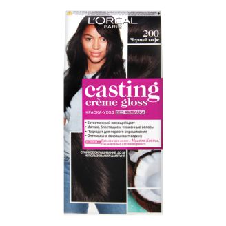 L'Oreal Casting Creme Gloss Фарба для волосся 200 Чорна кава