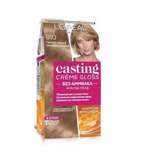 L'Oreal Casting Creme Gloss Фарба для волосся 810 Перламутровий блонд