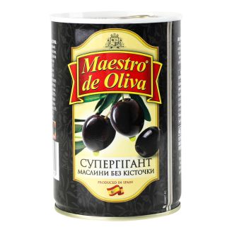 Маслини гігантські б/к 425г Maestro de Oliva