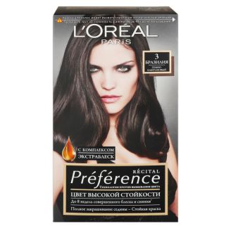 ***L'Oreal Preference Фарба для волосся 3 Темно-каштановий