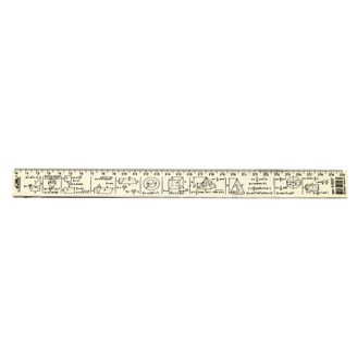 Лінійка 30см Геометрія К-9057 (AS-0611)