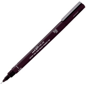 Лайнер uni PiN 0.05мм fine line, чорний PIN005-200.Black