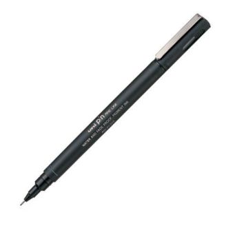 Лайнер uni PiN 0.1мм fine line, чорний PIN01-200.Black