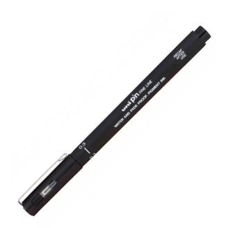 Лайнер uni PiN 0.3мм fine line, чорний PIN03-200.Black