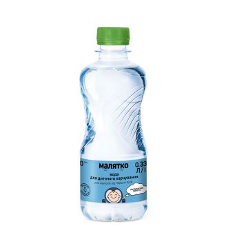 Вода дитяча з народження негазована 0.33л "Малятко" Україна