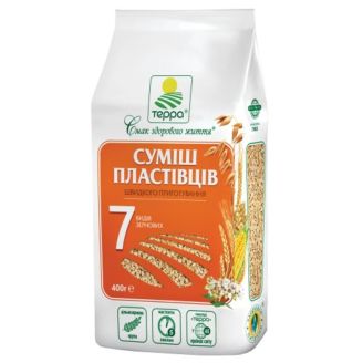 Пластівці суміш  7 видів зернових 400г Терра