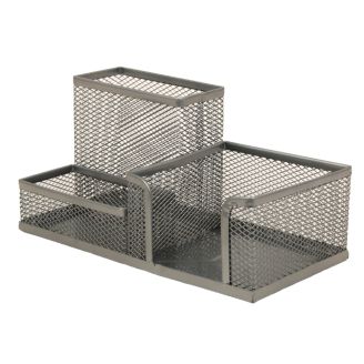 Підст. д/канц. приладдя "сітка" комбін. срібло 10*20см 9058 24831-22