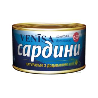 Сардини нат. з д/о 240г VENISA