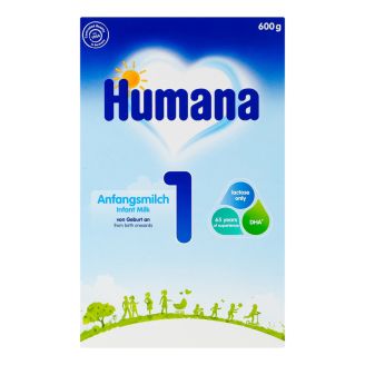 Суха молочна суміш 1 600 г  для дітей від 0 до 6 міс Humana