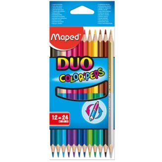 Набір кольор.олівців COLOR PEPS DUO двостор. 2*12шт, MP.829600