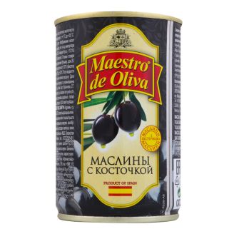 Маслини з/к 280г Maestro de Oliva