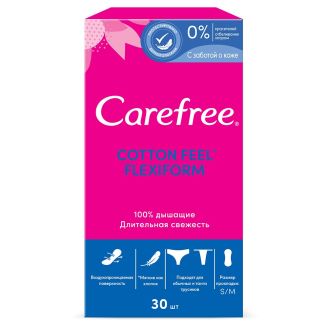 Прокладки Carefree Flexi Form  щоденні 30