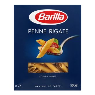 Паста з тв. сортів пшениці Penne Rigate (пера) №73 500г (к/у) Barilla, Італія